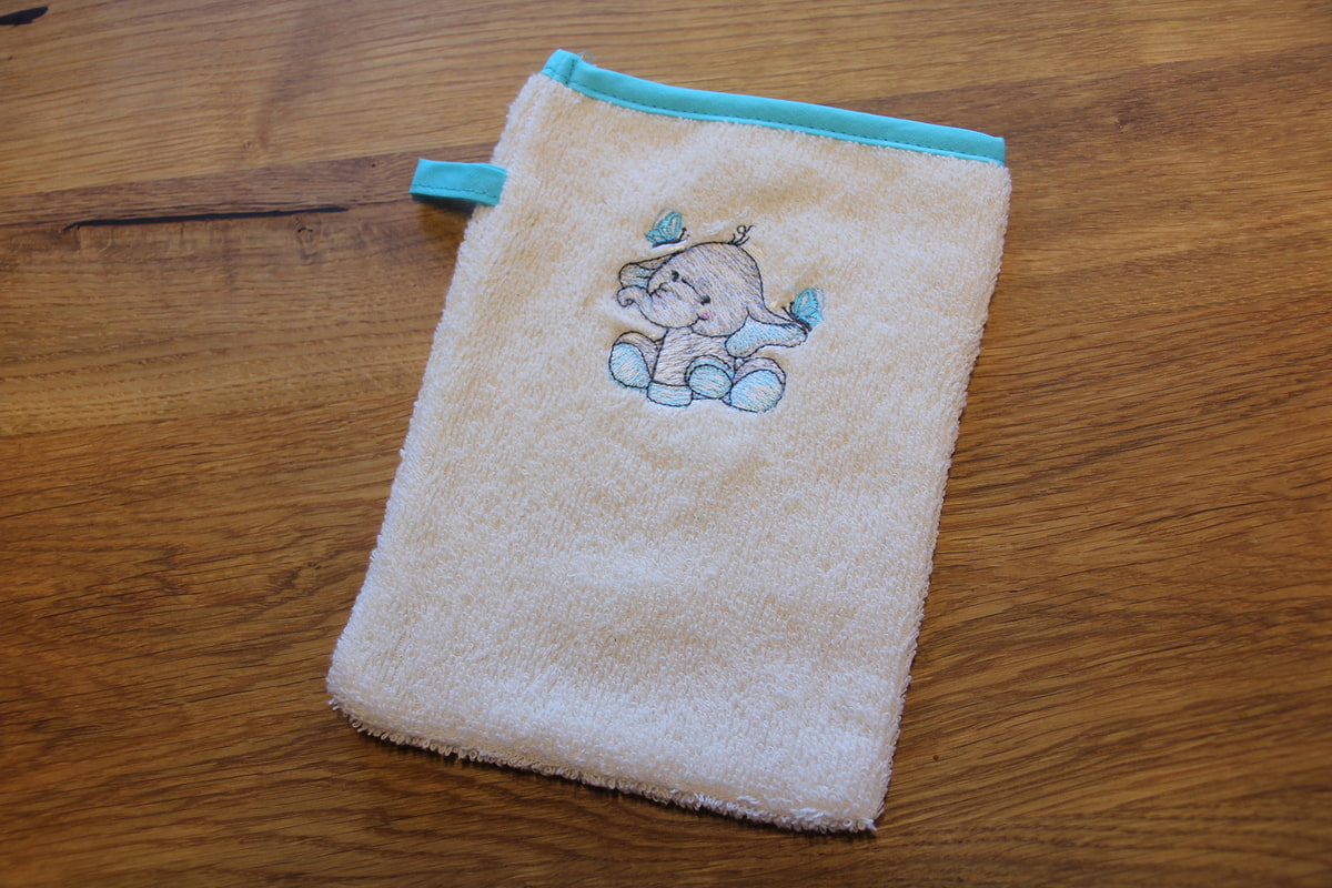 Waschhandschuh Elefant "Elli"