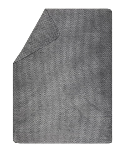 Kuscheldecke Bamboo "Faux" grau
