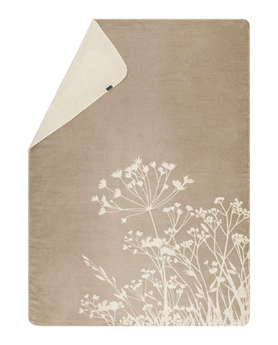 Kuscheldecke Bamboo "Gräser" natur